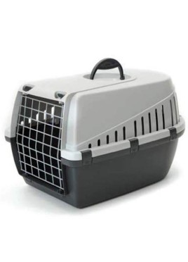 Savic Dog Carrier Trotter2 - Atl. Light Grey - Small - LxWxH - 22x15x13 inch